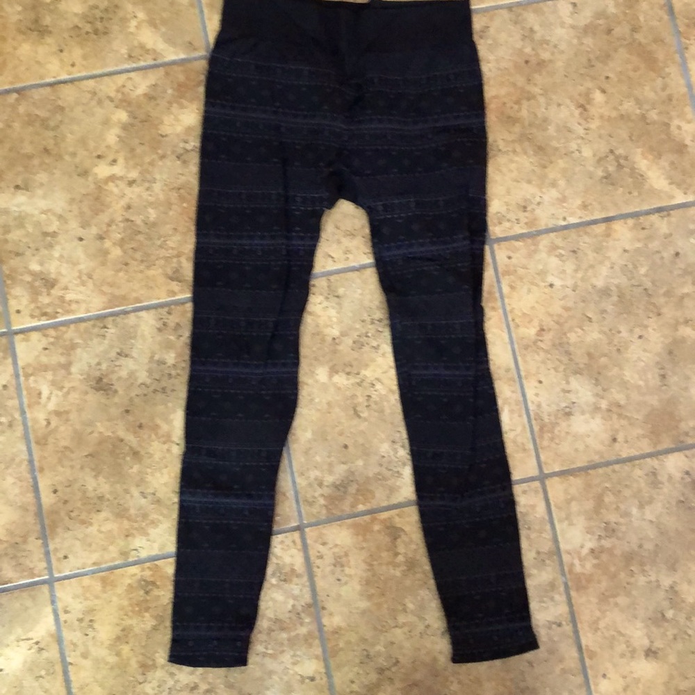 Black aventura Winter spandex leggings